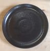 Noir - Round Plate 18cm - Dĩa tròn vành 18cm đen không vệt