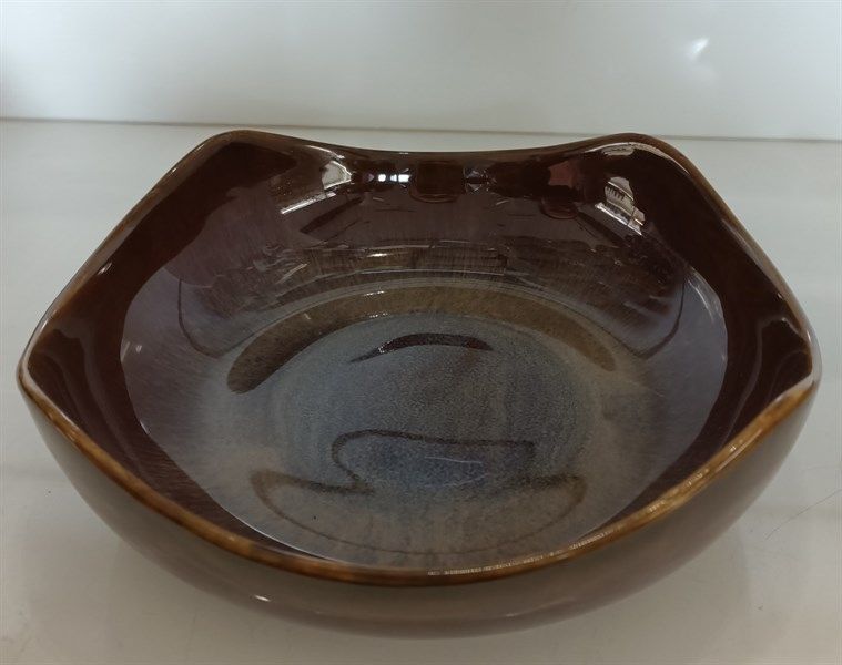  Ombré - Lotus Bowl 20 x 6cm - Tô 4 cánh 20 x 6cm nâu trầm 