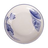  Cream - Round Coup Plate 20cm - Dĩa ảo 20cm The Nón Lá (Bonjour Vietnam) 