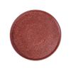  Terracotta - Round Flat Plate 18cm - Dĩa tròn vành đứng 18cm tử sa phun kem 