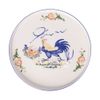 Cream - Round Flat Plate 26cm - Dĩa tròn vành đứng 26cm Sắc Màu Thôn Quê (Le Coq collection)