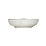  Blanche - Sauce Dish 9.5 x 2cm - Chén chấm bóp 4 cánh 9.5 x 2cm phun vẽ lá 
