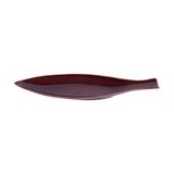  Kaffa - Long Fish Plate 40.5cm - Dĩa cá dài 40.5cm màu nâu 