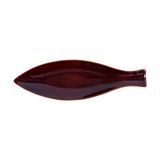  Kaffa - Long Fish Plate 40.5cm - Dĩa cá dài 40.5cm màu nâu 