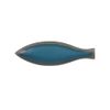 Aphrodite - Long Fish Plate 40.5cm - Dĩa cá dài 40.5cm xanh ngọc bích viền nâu (matte)