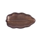  Ancient - Banana Leaf Plate 37cm - Dĩa lá chuối cạn 37cm nâu đồng 