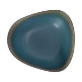  Aphrodite - Triangle Bowl 18cm - Tô tam giác 18cm xanh ngọc bích viền nâu (matte) 