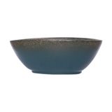  Aphrodite - Triangle Bowl 18cm - Tô tam giác 18cm xanh ngọc bích viền nâu (matte) 