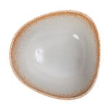  Ariel - Triangle Bowl 14cm - Tô tam giác 14cm xanh ngọc viền nâu (matte) (Sandy collection) 