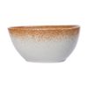 Ariel - Triangle Bowl 14cm - Tô tam giác 14cm xanh ngọc viền nâu (matte) (Sandy collection)