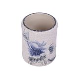  The 1980's - Toothpick Holder 5 x 6cm - Hũ tăm 5 x 6cm hoa văn thập niên 80 