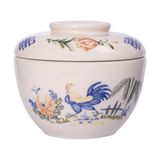  Cream - Bowl w/ Lid 10.5cm - Thố có nắp 10.5cm Sắc Màu Thôn Quê (Le Coq collection) 