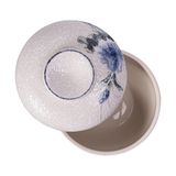  The 1980's - Bowl w/ Lid 21cm - Thố có nắp 21cm hoa văn thập niên 80 