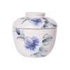 The 1980's - Bowl w/ Lid 10.5cm - Thố có nắp 10.5cm hoa văn thập niên 80 (có lộng)