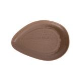  Cocoa - Long Plate 31 x 22cm - Dĩa dài 31 x 22cm nâu trổ (matte) 