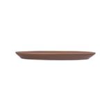 Cocoa - Long Plate 33 x 23cm - Dĩa dài 33 x 23cm nâu trổ (matte) 