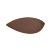  Cocoa - Leaf Plate 39.5 x 17cm - Dĩa chiếc lá 39.5 x 17cm nâu trổ (matte) 