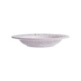  Corail - Soup Plate 23cm - Dĩa súp 23cm xám phun san hô kem lòng trắng 