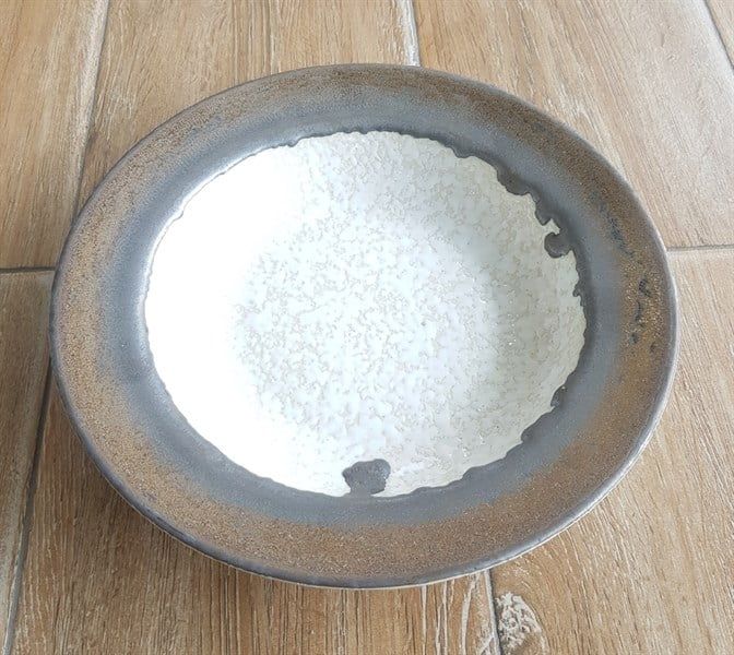  Ancient - Soup Plate 23cm - Dĩa súp 23cm nâu đồng 