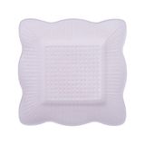  Blanche Neige - Square Plate 22cm - Dĩa vuông sen 22cm tuyết trắng 