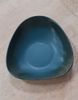  Aphrodite - Triangle Plate 18 x 17 x 5cm - Dĩa tam giác 18 x 17 x 5cm xanh ngọc bích viền nâu (matte) 