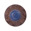  Ancient - Soup Plate 26.5cm - Dĩa bay 26.5cm vành vân đá nâu đồng lòng xanh dương 