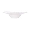  Blanche - Soup Plate 23cm - Dĩa bay 23cm vành tre đan lộc phát đen lòng trắng 