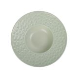  Ariel - Soup Plate 26.5cm - Dĩa bay 26.5cm vành tre đan xanh ngọc (matte) 