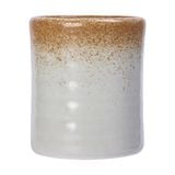  Ariel - Toothpick Holder 5.5 x 6.5cm - Hũ tăm 5.5 x 6.5cm xanh ngọc viền nâu (matte) (Sandy collection) 
