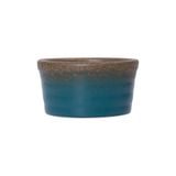  Aphrodite - Sauce Dish 7 x 4cm - Chén sốt sọc tròn 7 x 4cm xanh ngọc bích viền nâu (matte) 