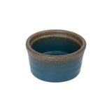  Aphrodite - Sauce Dish 7 x 4cm - Chén sốt sọc tròn 7 x 4cm xanh ngọc bích viền nâu (matte) 