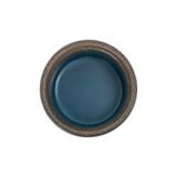  Aphrodite - Sauce Dish 7 x 4cm - Chén sốt sọc tròn 7 x 4cm xanh ngọc bích viền nâu (matte) 
