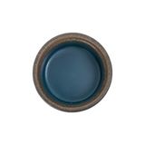  Aphrodite - Sauce Dish 9 x 4.5cm - Chén sốt sọc tròn 9 x 4.5cm xanh ngọc bích viền nâu (matte) 