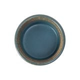  Aphrodite - Sauce Dish 7 x 4cm - Chén sốt sọc đứng 7 x 4cm xanh ngọc bích viền nâu (matte) 