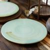 Ariel - Show Plate 30.5cm - Dĩa bằng 30.5cm xanh ngọc vệt đen