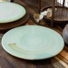 Ariel - Show Plate 26cm - Dĩa bằng 26cm xanh ngọc vệt đen