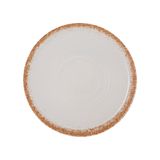  Ariel - Show Plate 30.5cm - Dĩa bằng 30.5cm xanh ngọc viền nâu (matte) (Sandy collection) 