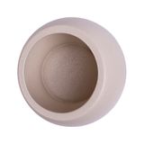  Beige - Slant Condiment Bowl 15 x 13cm - Hũ gia vị miệng xéo 15 x 13cm màu be (Sandy collection) 