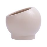  Beige - Slant Condiment Bowl 15 x 13cm - Hũ gia vị miệng xéo 15 x 13cm màu be (Sandy collection) 