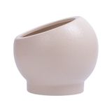  Beige - Slant Condiment Bowl 18 x 14.5cm - Hũ gia vị miệng xéo 18 x 14.5cm màu be (Sandy collection) 
