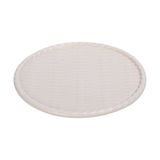  Beige - Round Plate 24.5cm - Dĩa tròn đan tre 24.5cm màu be (Bamboo collection) 