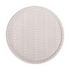 Beige - Round Plate 18cm - Dĩa tròn đan tre 18cm màu be (Bamboo collection)