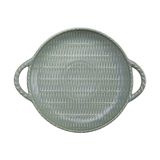  Chlorite - 2-handle Pan 28cm - Chảo 2 quai đan tre 28cm xanh lá đậm trổ (matte) (Bamboo collection) 