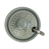  Chlorite - Condiment Pot w/ Lid 9 x 6cm - Hũ gia vị đan tre 9 x 6cm xanh lá đậm trổ (matte) (Bamboo collection) 