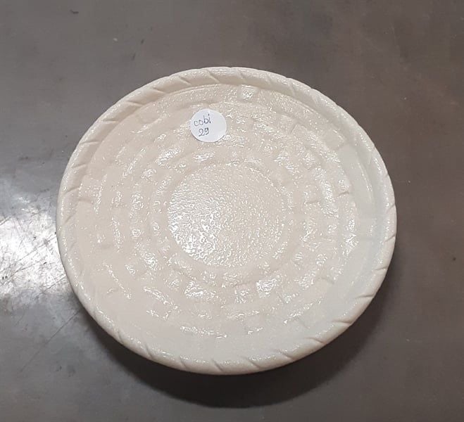  Beige - Saucer 15.5 x 2.5cm - Dĩa lót đan tre 15.5 x 2.5cm màu be (Bamboo collection) 