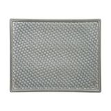  Chlorite - Rectangular Plate 33 x 27cm - Dĩa chữ nhật đan tre 33 x 27cm xanh lá đậm trổ (matte) (Bamboo collection) 