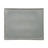 Chlorite - Rectangular Plate 24.5 x 19.5cm - Dĩa chữ nhật đan tre 24.5 x 19.5cm xanh lá đậm trổ (matte) (Bamboo collection)
