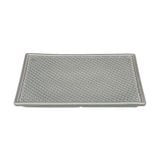  Chlorite - Rectangular Plate 29 x 23cm - Dĩa chữ nhật đan tre 29 x 23cm xanh lá đậm trổ (matte) (Bamboo collection) 