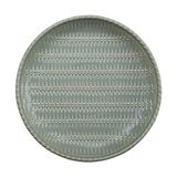  Chlorite - Deep Plate 22cm - Dĩa sâu đan tre 22cm xanh lá đậm trổ (matte) (Bamboo collection) 