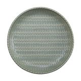  Chlorite - Deep Plate 26cm - Dĩa sâu đan tre 26cm xanh lá đậm trổ (matte) (Bamboo collection) 